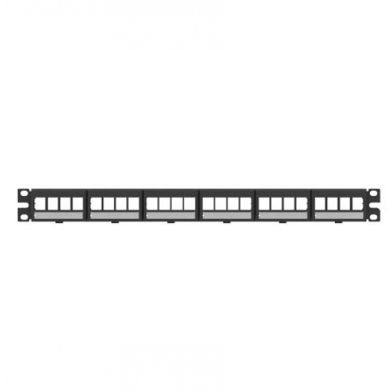 24port Patch Panel with Label for UTP, 1RU