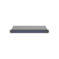 NetKey Fiber Drawer with 24 LC duplex adapters for (OS1/OS2) Singlemode fiber