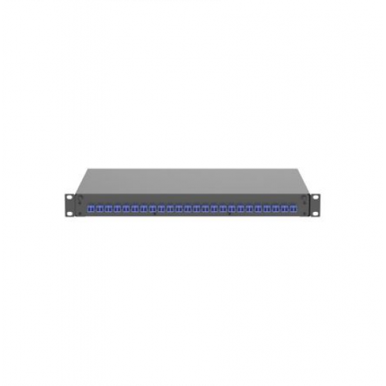 NetKey Fiber Drawer with 24 LC duplex adapters for (OS1/OS2) Singlemode fiber